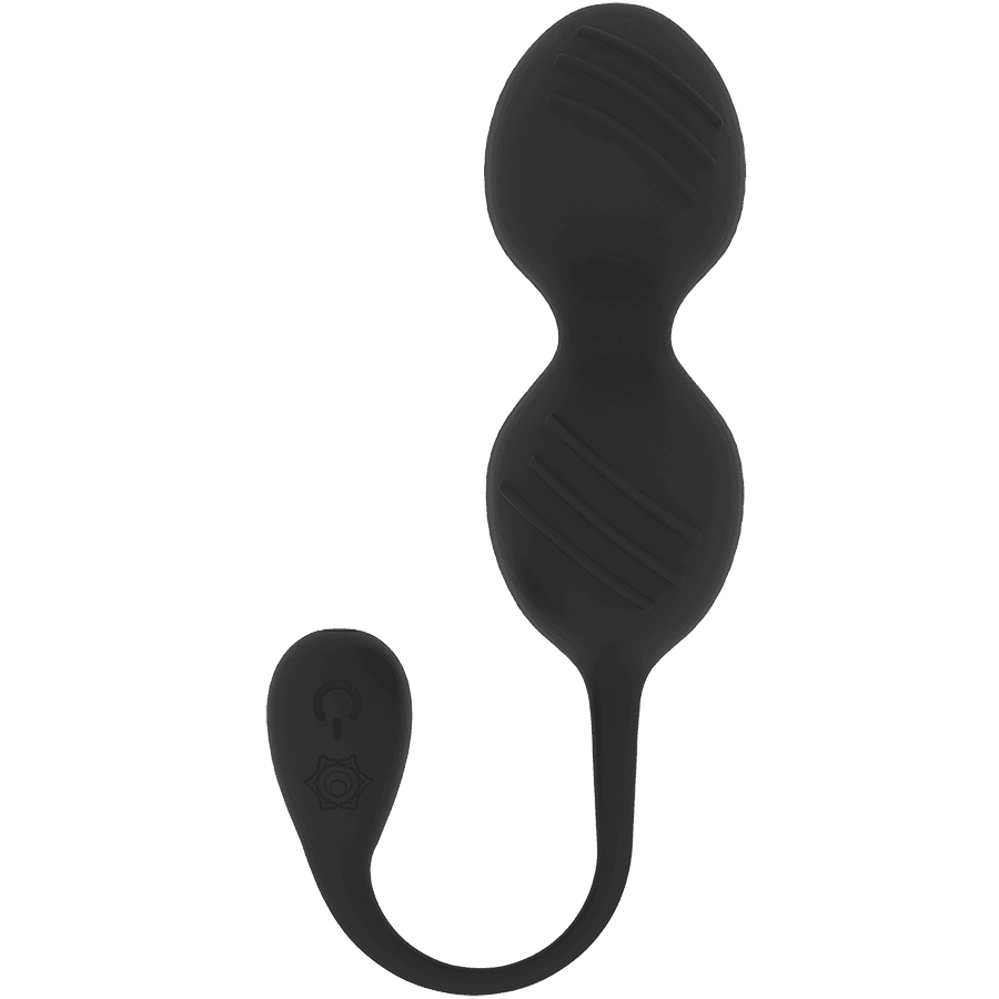 RITHUAL - NISHA RECHARGEABLE VIBRATING KEGEL BALLS BLACK thumb 2