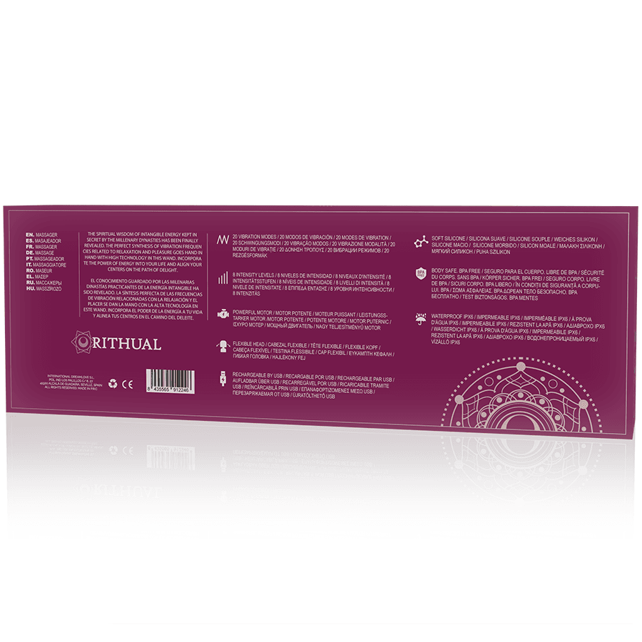 RITHUAL - POWERFUL RECHARGEABLE AKASHA WAND 2.0 ORCHID thumb 6