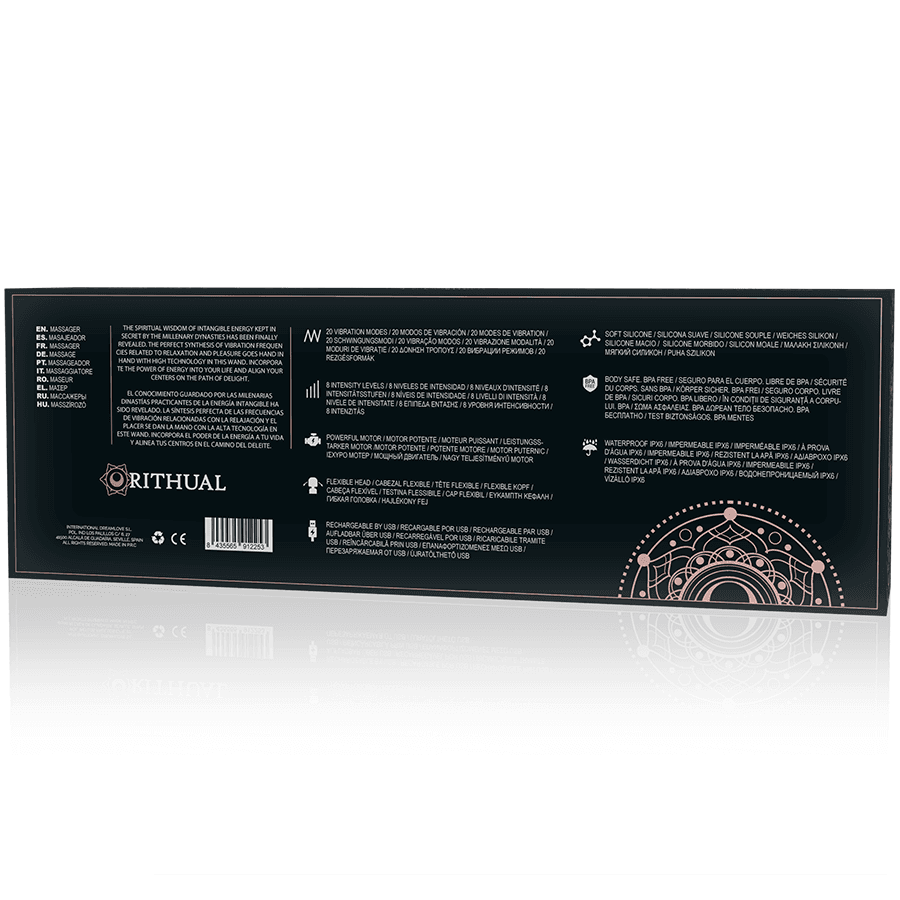 RITHUAL - POWERFUL RECHARGEABLE AKASHA WAND 2.0 BLACK thumb 6