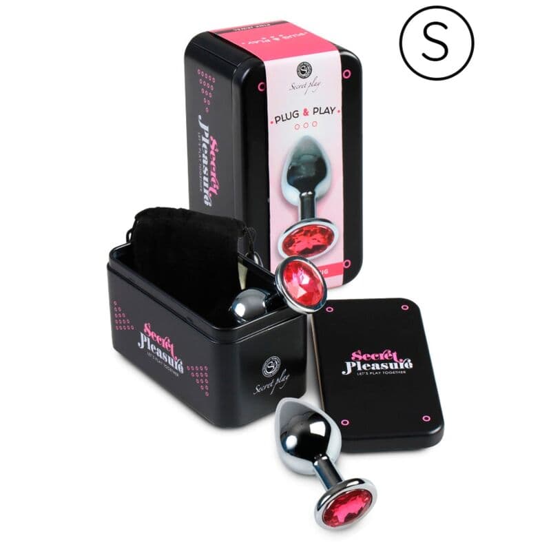 SECRETPLAY - PLUG ANAL ALUMINUM FUCHSIA 7 CM thumb 2