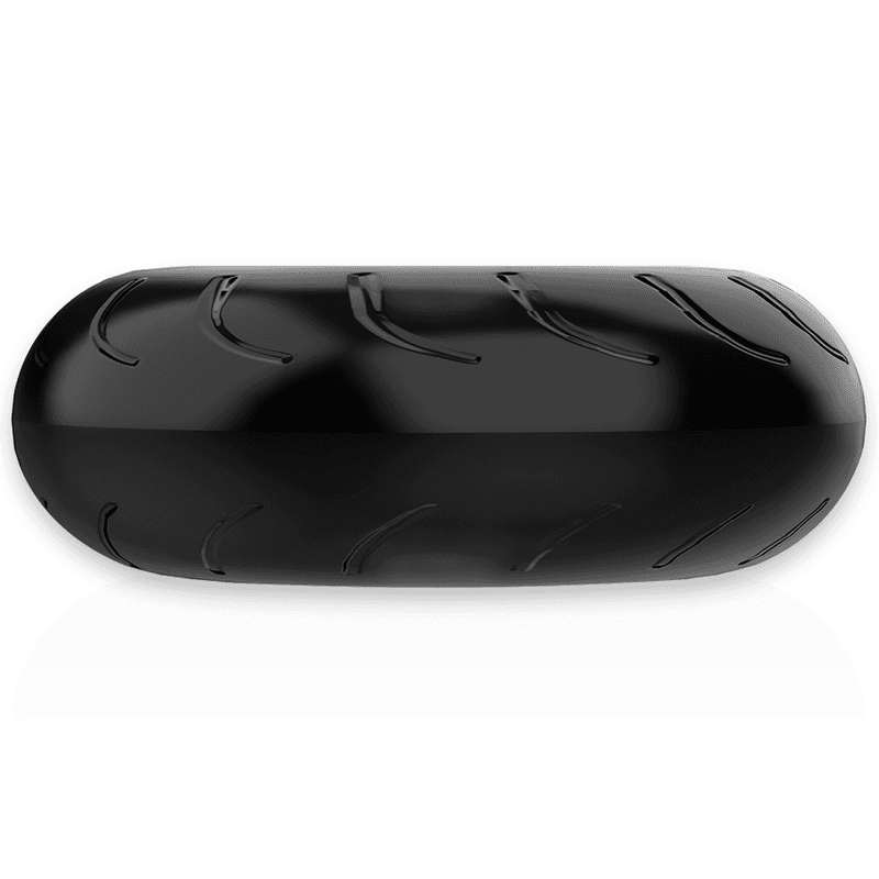POWERING - SUPER FLEXIBLE AND RESISTANT PENIS RING 5CM PR08 BLACK thumb 5