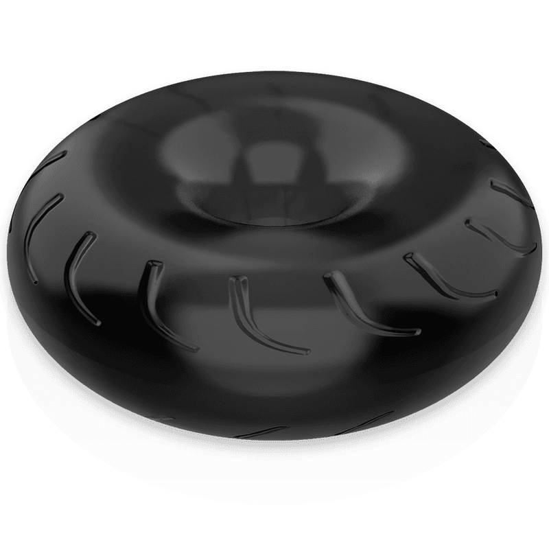 POWERING - SUPER FLEXIBLE AND RESISTANT PENIS RING 5CM PR08 BLACK thumb 7