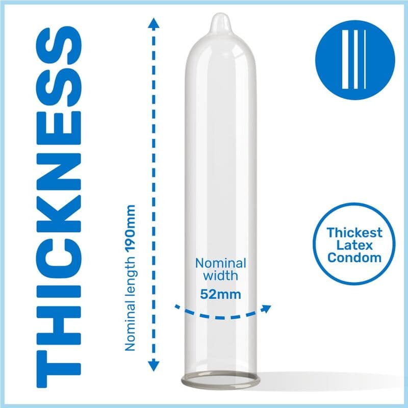 PASANTE - EXTRA CONDOM EXTRA THICK 3 UNITS thumb 3