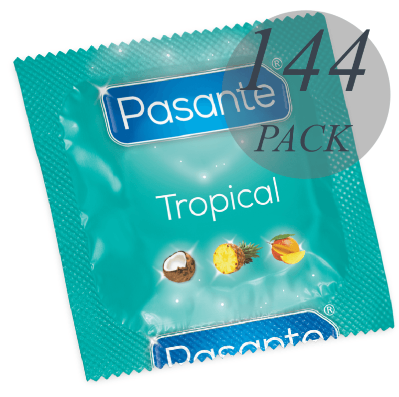PASANTE - CONDOMS TROPICAL FLAVORS 144 UNITS thumb 2