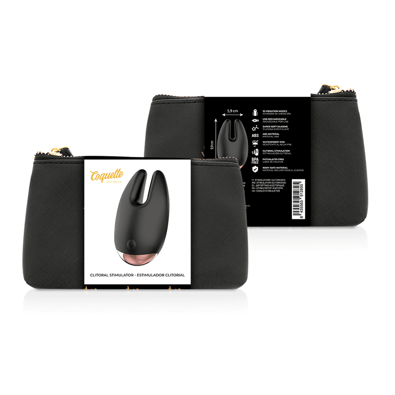 COQUETTE CHIC DESIRE - CLITORIAL STIMULATOR BLACK / GOLD thumb 2