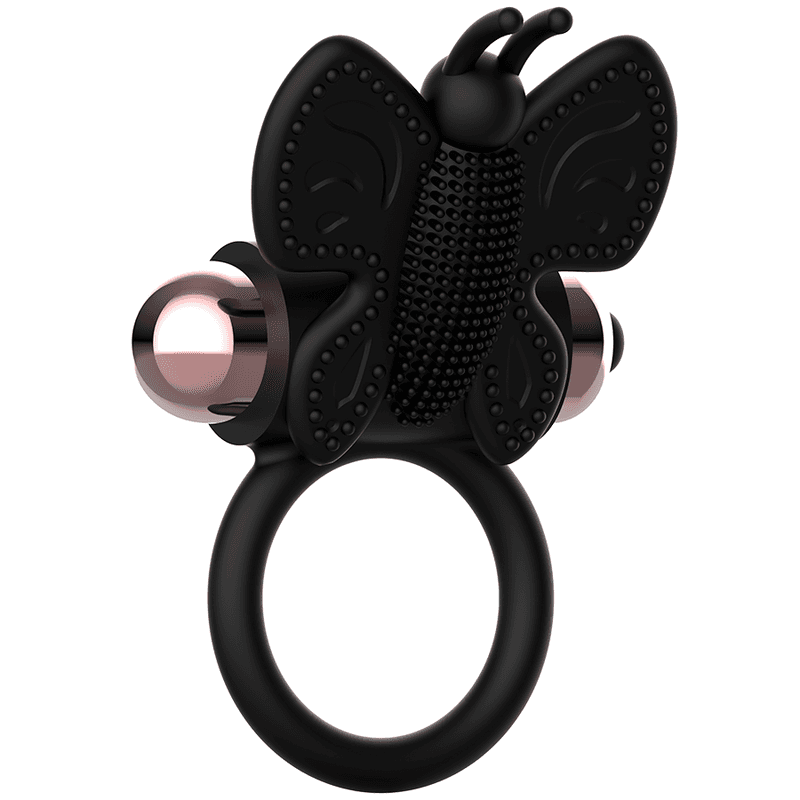 COQUETTE CHIC DESIRE - COCK RING BUTTERFLY WITH VIBRATOR BLACK/ GOLD thumb 3