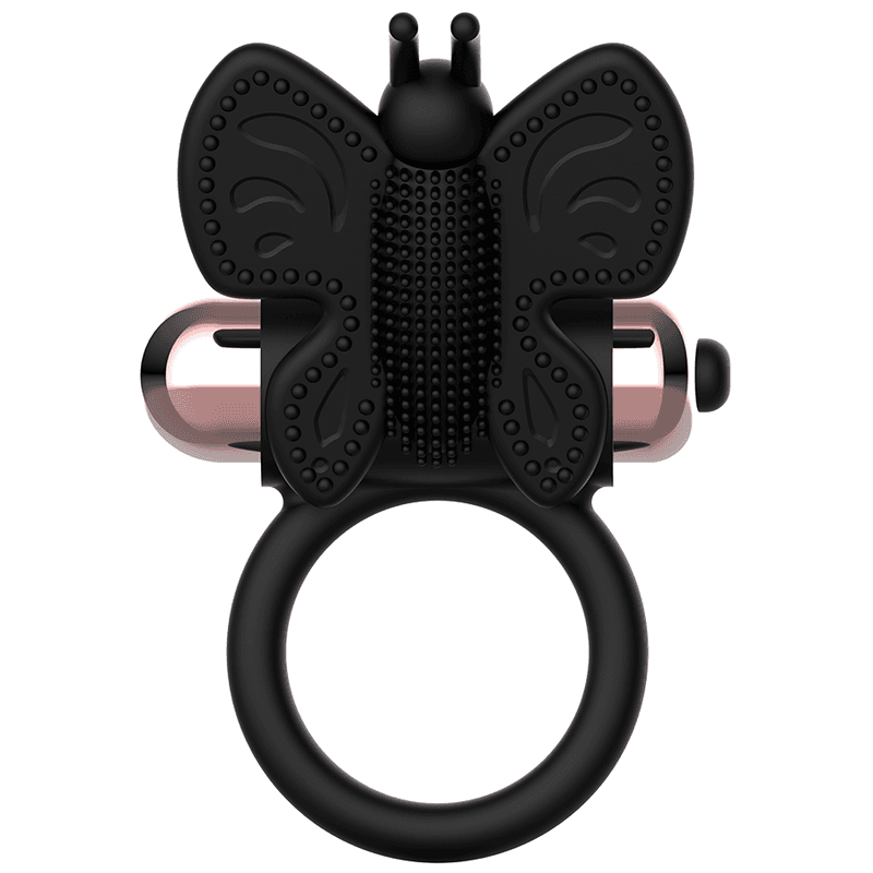 COQUETTE CHIC DESIRE - COCK RING BUTTERFLY WITH VIBRATOR BLACK/ GOLD thumb 6