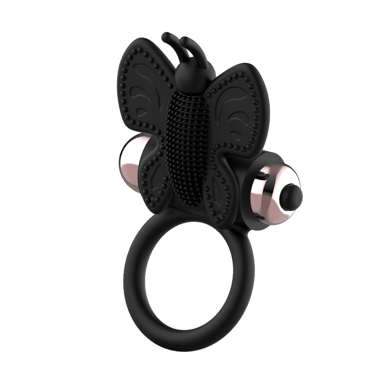 COQUETTE CHIC DESIRE - COCK RING BUTTERFLY WITH VIBRATOR BLACK/ GOLD thumb 7