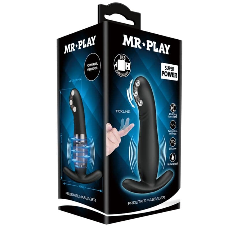 MR PLAY - RECHARGEABLE BLACK PROSTATE MASSAGER thumb 9