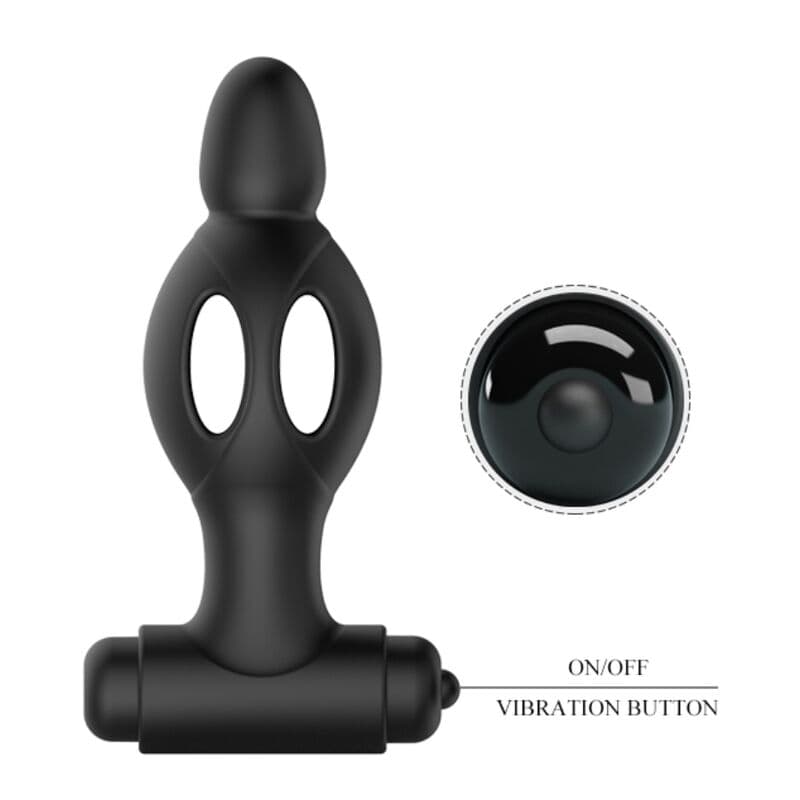 MR PLAY - SILICONE ANAL PLUG WITH VIBRATION thumb 4