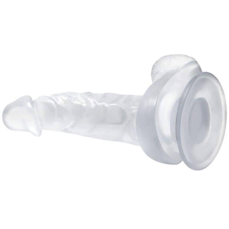 BAILE - REALISTIC DILDO WITH SUCTION CUP AND TESTICLES 16.7 CM TRANSPARENT thumb 2