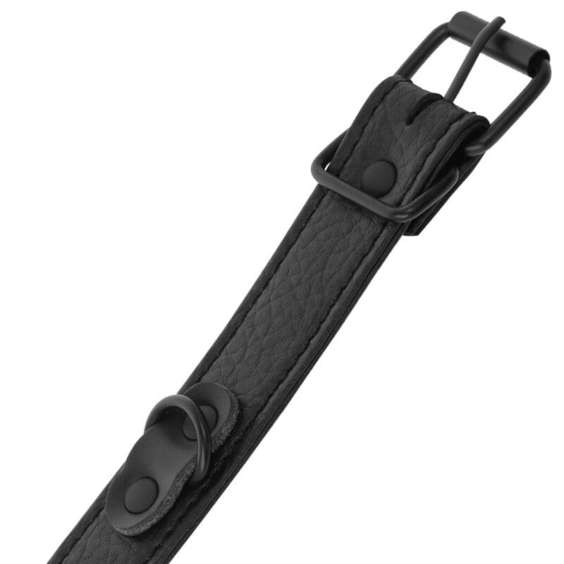 DARKNESS - WIDE THIN TEXTURED HANDCUFFS thumb 4