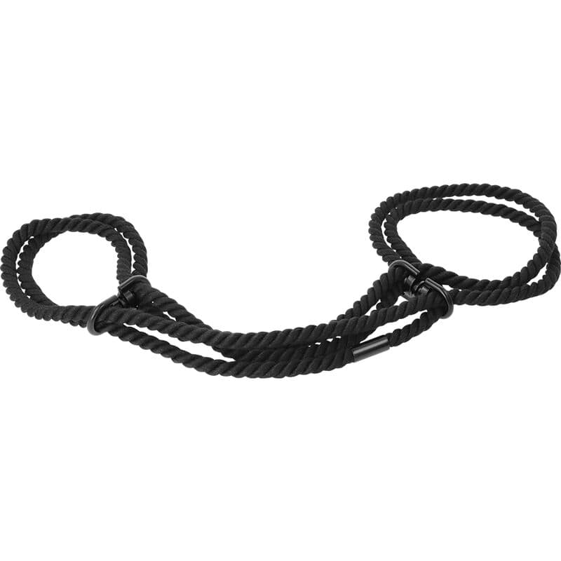 DARKNESS - 100% COTTON ROPE HANDCUFFS OR ANKLE HANDCUFFS thumb 3