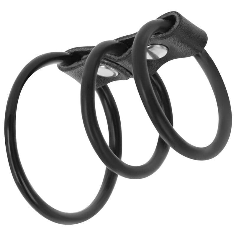 DARKNESS - SET OF 3 FLEXIBLE PENIS RINGS thumb 2