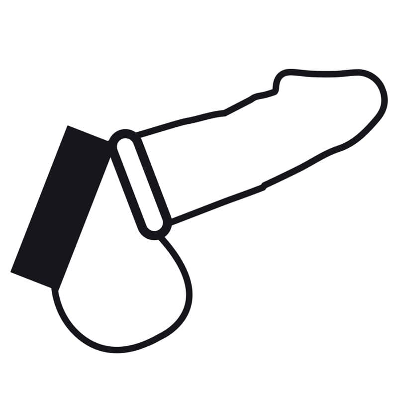 DARKNESS - METAL RING FOR THE PENIS AND TESTICLES thumb 4