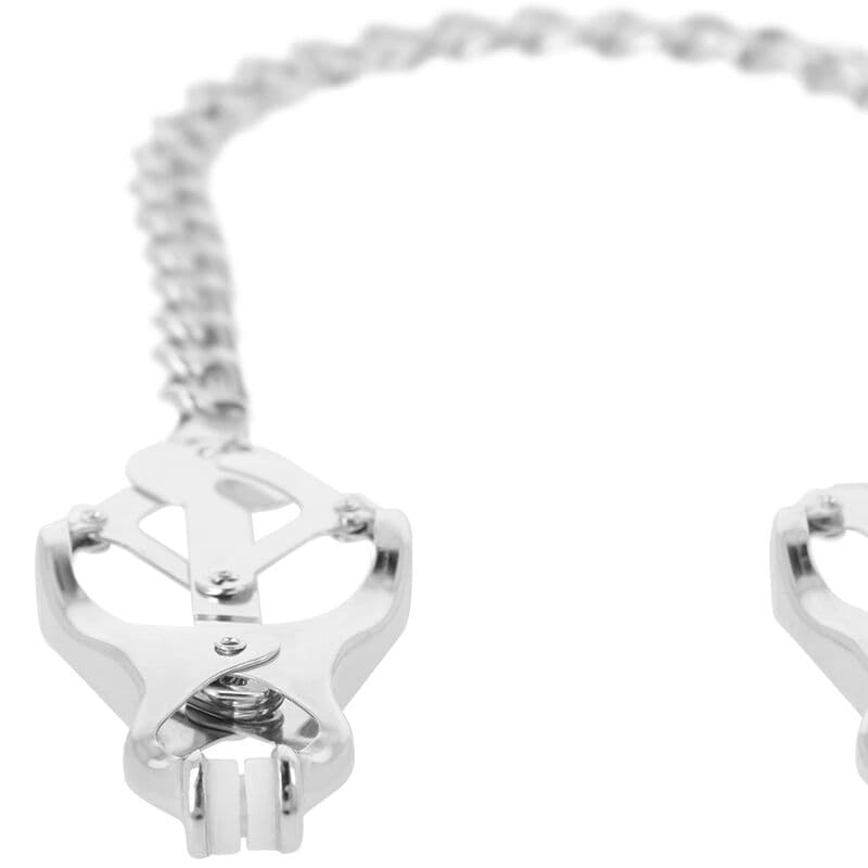DARKNESS - METAL NIPPLE CLAMP WITH CHAIN thumb 3