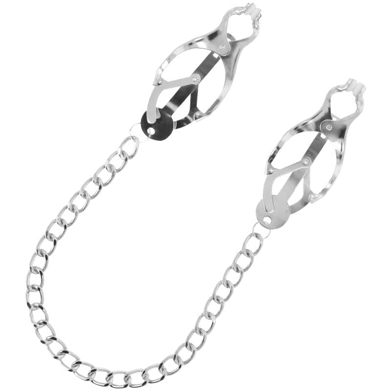 DARKNESS - METAL NIPPLE CLAMP WITH CHAIN thumb 2