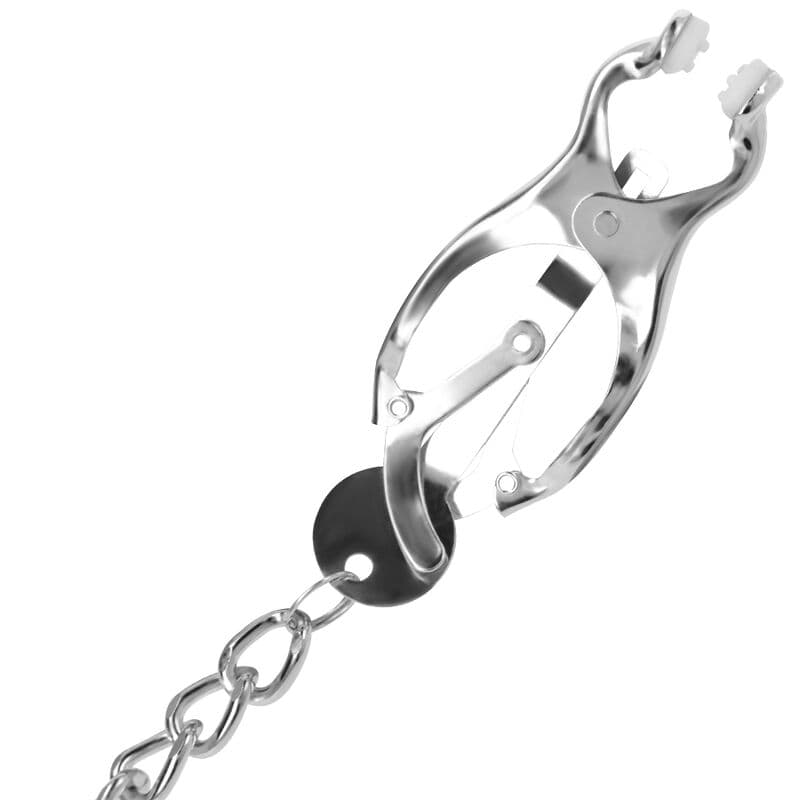 DARKNESS - METAL NIPPLE CLAMP WITH CHAIN thumb 4