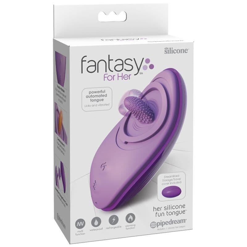 FANTASY FOR HER - HER SILICONE FUN TONGUE PURPLE thumb 5