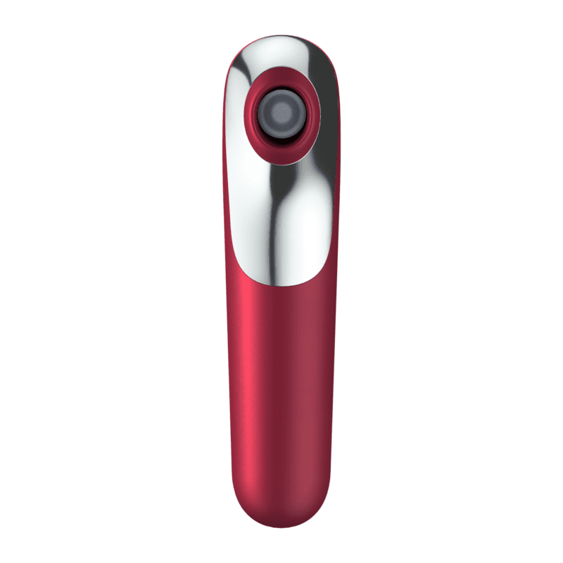 SATISFYER - DUAL LOVE VIBRATOR AND SUCTIONER WITH PULSED AIR RED thumb 4