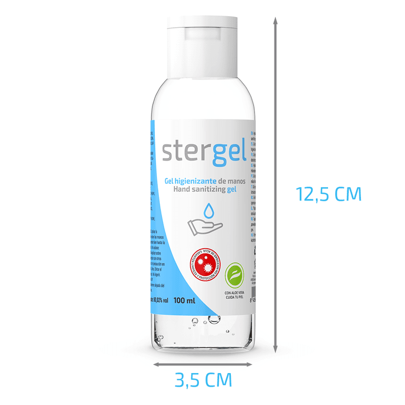 STERGEL - HYDROALCOHOLIC HAND SANITIZING GEL ALOE VERA 100ML thumb 2