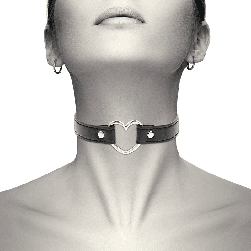 COQUETTE CHIC DESIRE - VEGAN LEATHER NECKLACE WOMAN HEART ACCESSORY thumb 2