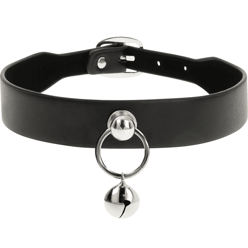 COQUETTE CHIC DESIRE - VEGAN LEATHER NECKLACE WOMAN ACCESSORY RATTLE/HOOP thumb 3
