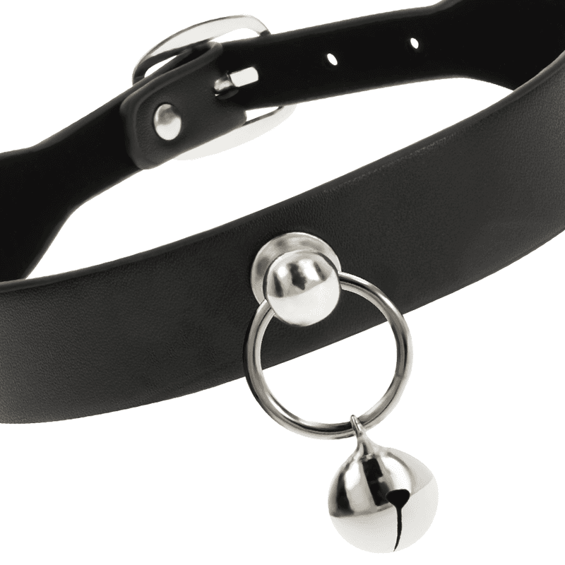 COQUETTE CHIC DESIRE - VEGAN LEATHER NECKLACE WOMAN ACCESSORY RATTLE/HOOP thumb 4