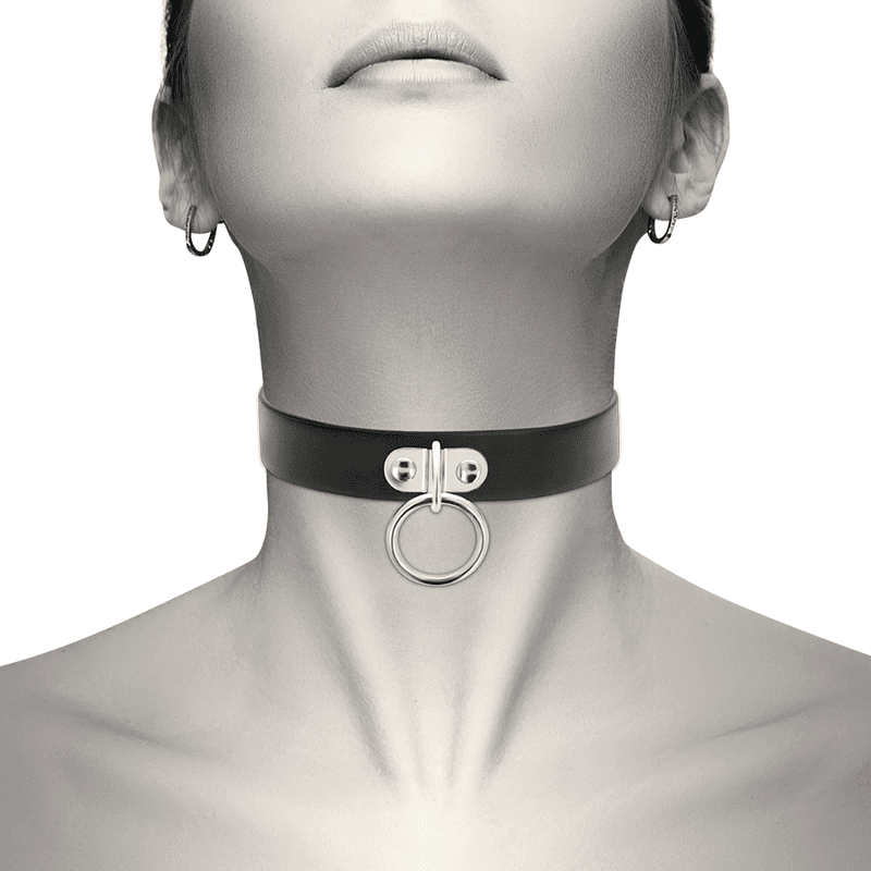 COQUETTE CHIC DESIRE - VEGAN LEATHER NECKLACE WOMAN FETISH ACCESSORY thumb 2