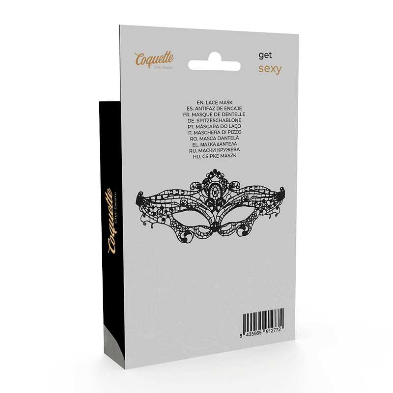 COQUETTE CHIC DESIRE - LACE MASK BLACK thumb 6