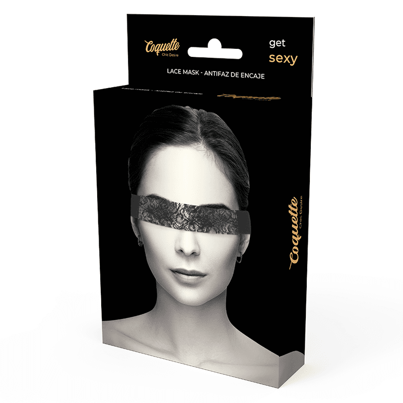 COQUETTE CHIC DESIRE - LACE MASK BLACK thumb 5