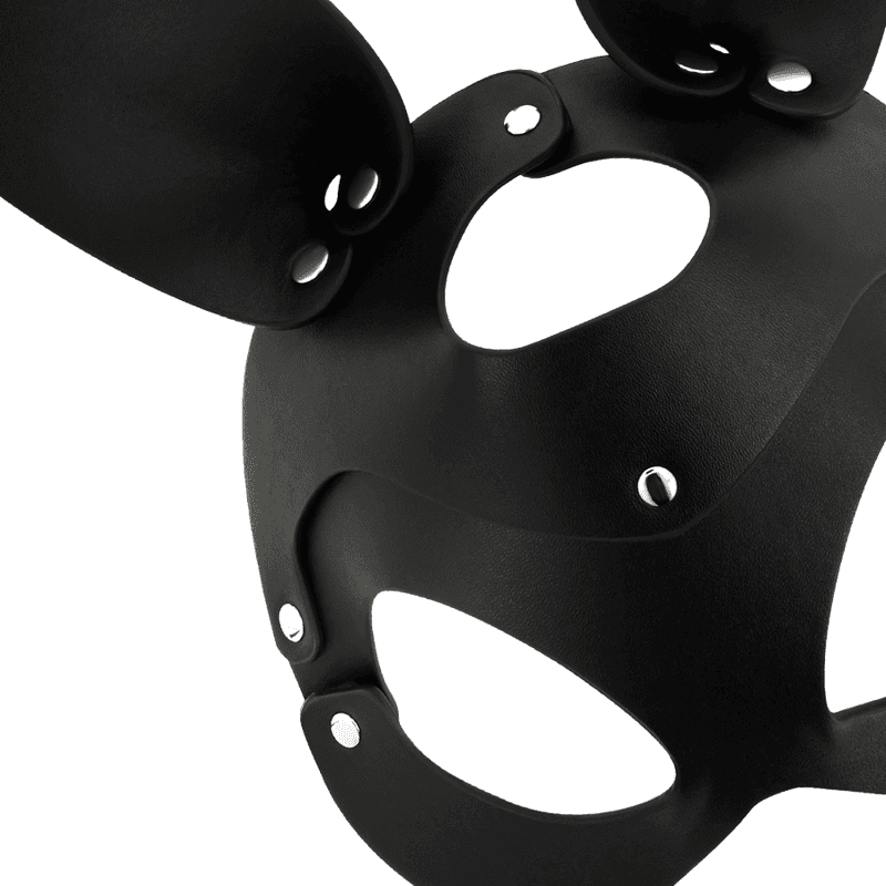 COQUETTE CHIC DESIRE - VEGAN LEATHER MASK WITH BUNNY EARS thumb 4