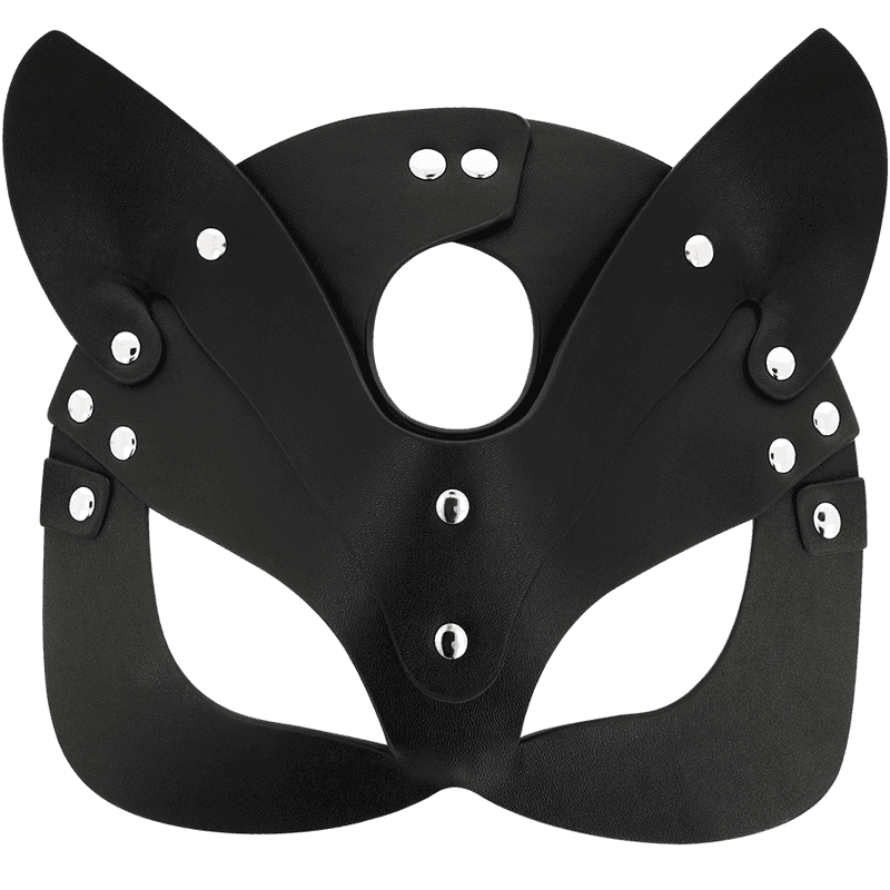 COQUETTE CHIC DESIRE - VEGAN LEATHER MASK WITH BUNNY EARS thumb 3