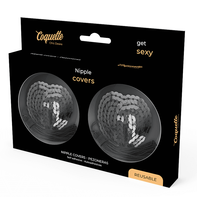 COQUETTE CHIC DESIRE - NIPPLE COVERS BLACK thumb 4