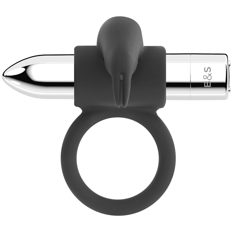 BLACK&SILVER - BURTON RECHARGEABLE RING 10 VIBRATION MODES thumb 6