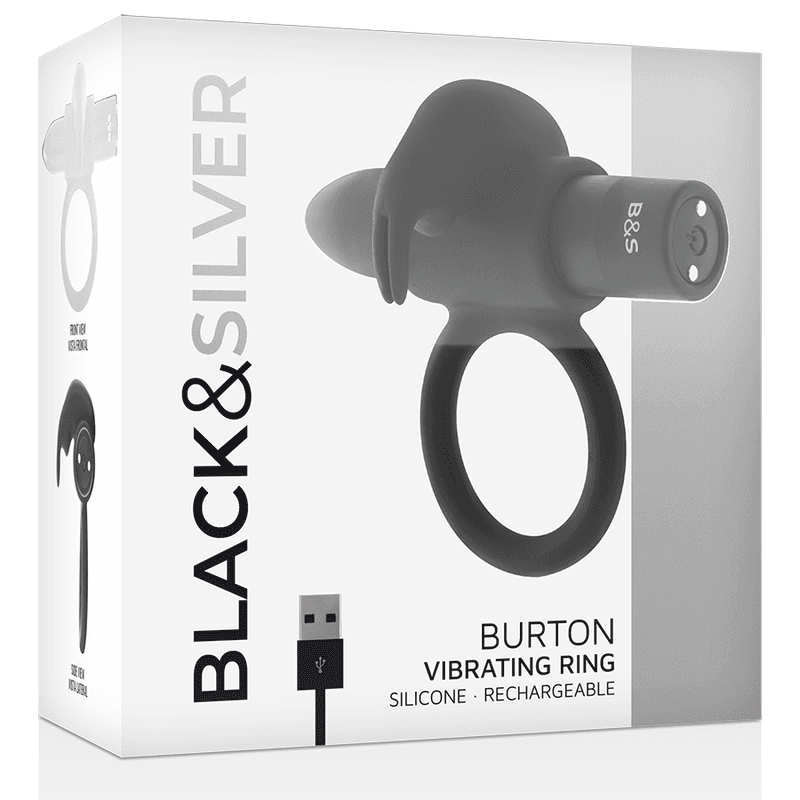BLACK&SILVER - BURTON RING 10 VIBRATION MODES BLACK thumb 3