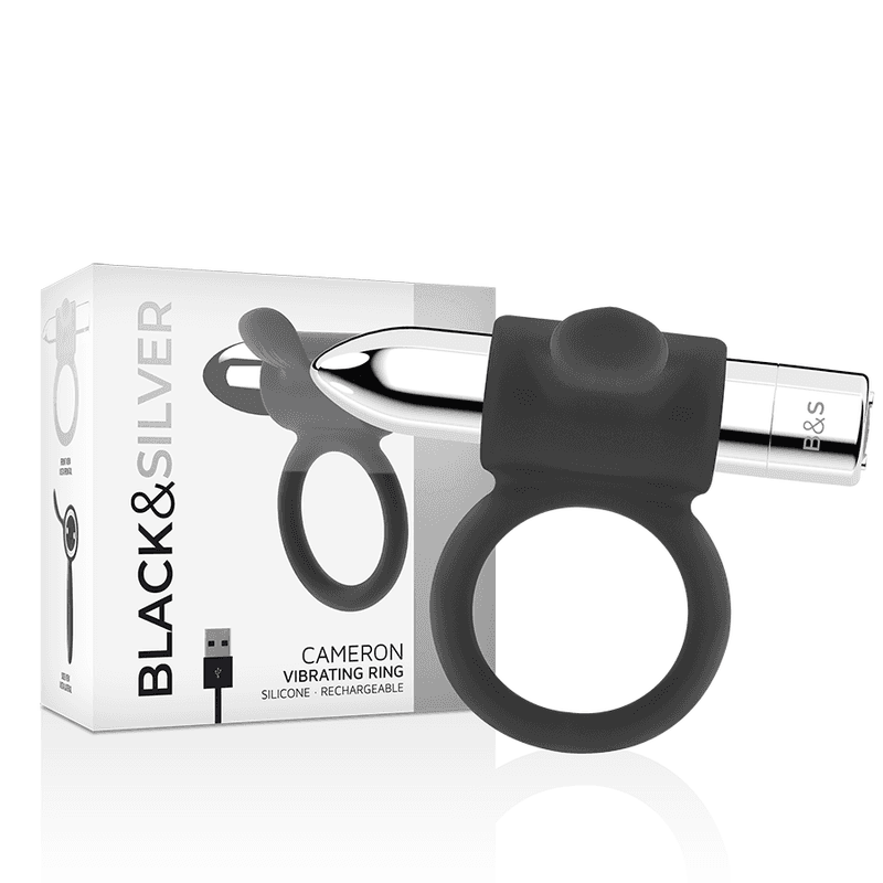 BLACK&SILVER - CAMERON RECHARGEABLE RING SILVER thumb 2