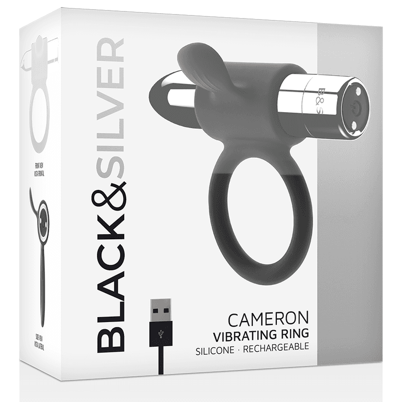 BLACK&SILVER - CAMERON RECHARGEABLE RING SILVER thumb 5