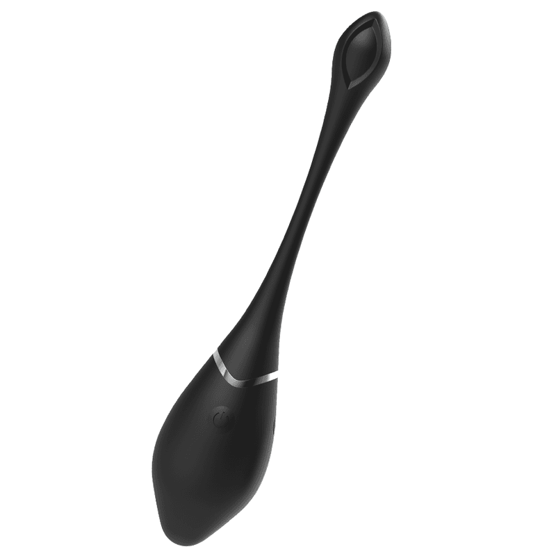 BLACK&SILVER - JENELL RECHARGEABLE VIBRATING EGG thumb 5