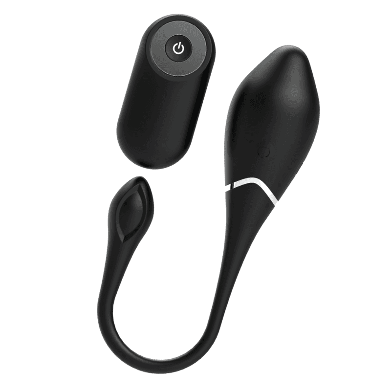 BLACK&SILVER - JENELL RECHARGEABLE VIBRATING EGG thumb 3