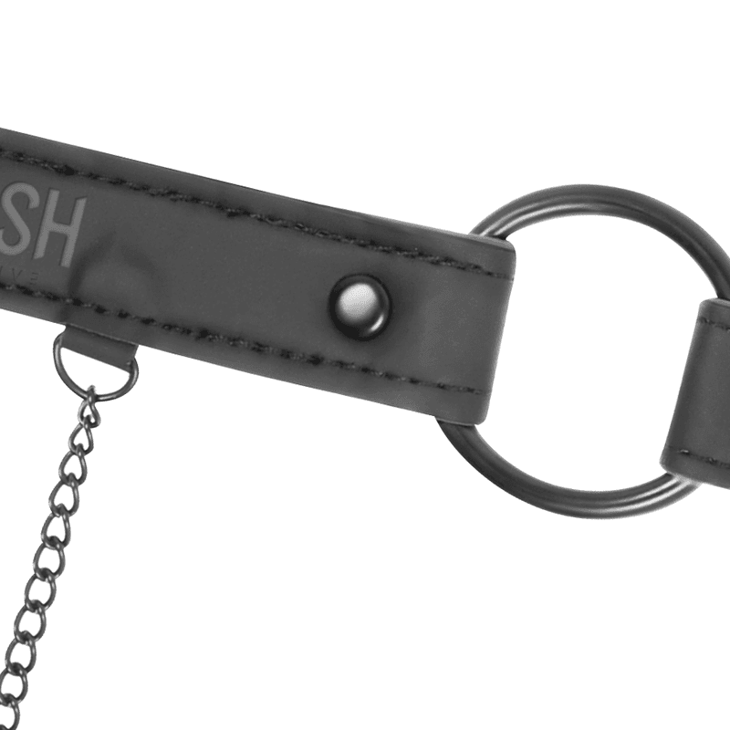 FETISH SUBMISSIVE - GAG RING WITH NIPPLE CLAMPS thumb 4
