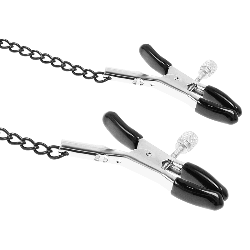 FETISH SUBMISSIVE - GAG RING WITH NIPPLE CLAMPS thumb 5