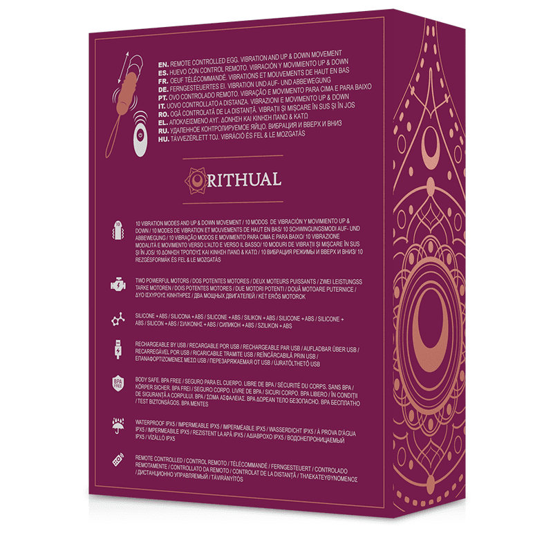 RITHUAL - REVA EGG REMOTE CONTROL UP&DOWN SYSTEM + VIBRATION thumb 6
