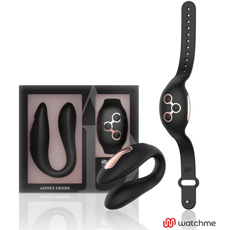ANNE'S DESIRE - DUAL PLEASURE TECNOLOG A WATCHME BLACK/GOLD