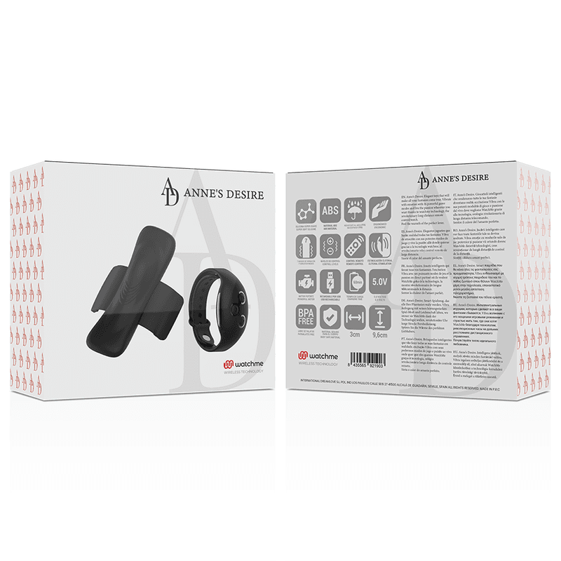 ANNE'S DESIRE - PANTY PLEASURE TECNOLOG A WATCHME BLACK thumb 12