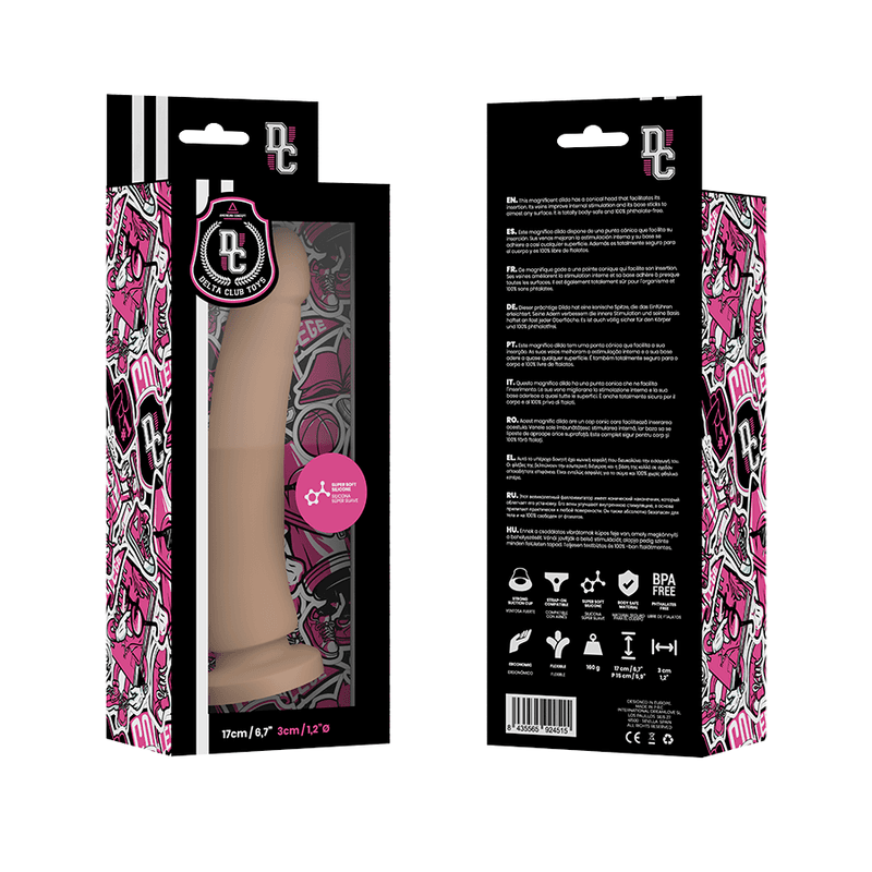 DELTA CLUB - TOYS DILDO NATURAL MEDICAL SILICONE 17 CM -O- 3 CM thumb 4