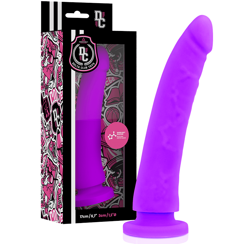 DELTA CLUB - TOYS LILAC DILDO MEDICAL SILICONE 17 CM -O- 3 CM thumb 2
