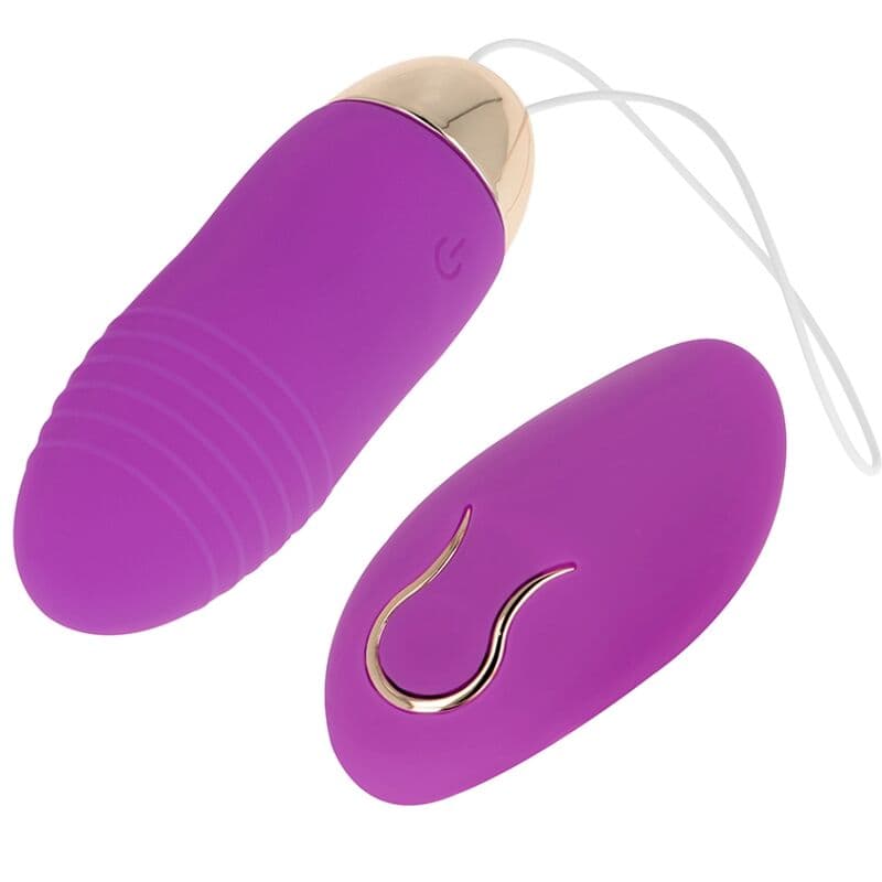 OHMAMA - REMOTE CONTROL VIBRATING EGG 10 SPEEDS PURPLE thumb 3