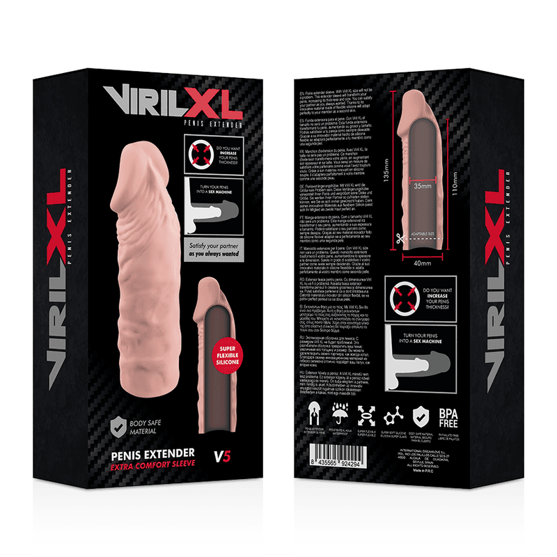 VIRILXL - LIQUID SILICONE V5 NATURAL PENIS EXTENSION thumb 9