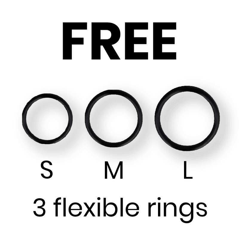 CYBER SILICOCK - STRAP-ON HARNESS WITH 3 RINGS FREE thumb 6